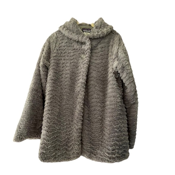 PATAGONIA Pelage Fleece Jacket in Pewter Size XXL—Girl’s - Picture 1 of 5